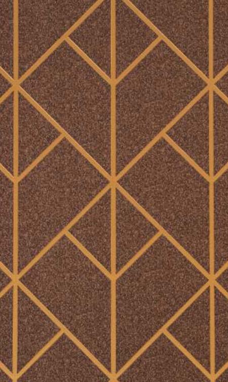 Brown Charcoal Louver Panel Designer 8x2 Ft - Rc 3332