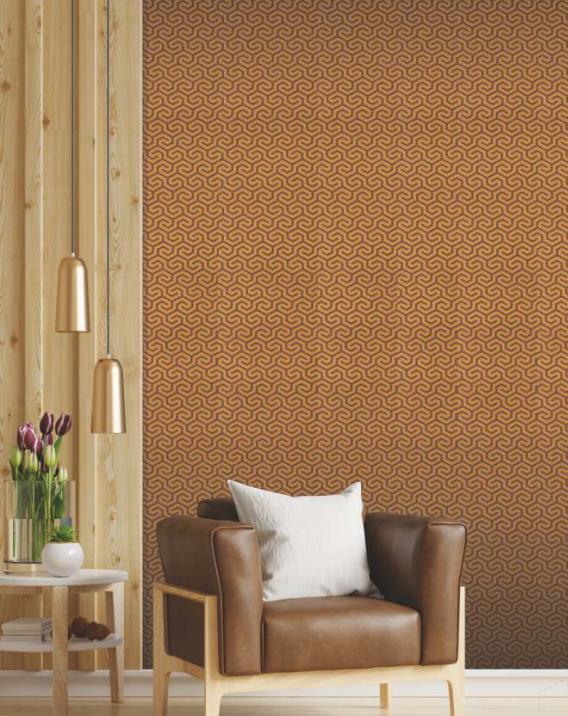 Brown Charcoal Louver Panel Designer 8x2 Ft - Rc 3342