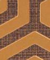 Brown Charcoal Louver Panel Designer 8x2 Ft - Rc 3342