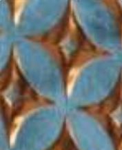 Blue Charcoal Louver Panel Designer 8x2 Ft - Rc 5502