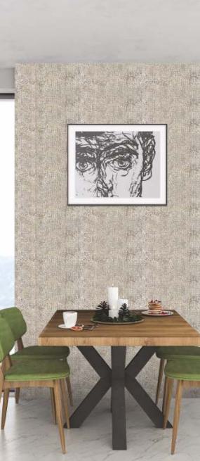Grey Charcoal Louver Panel Designer 8x2 Ft - Rc 5526