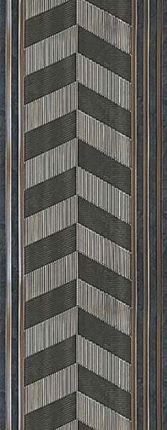 Grey Charcoal Louver Panel Designer 8x1 Ft - Rc 713