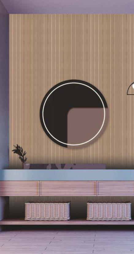 Brown Charcoal Louvers Panel Wood 8x1 Ft - Rc 746