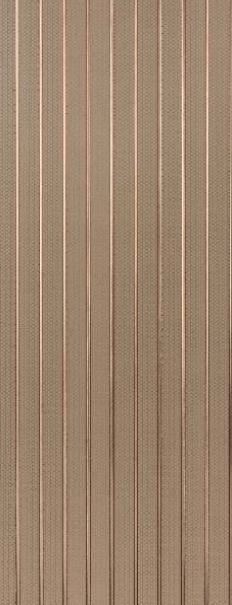 Brown Charcoal Louvers Panel Wood 8x1 Ft - Rc 746