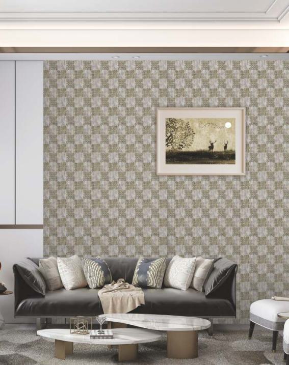 Beige Charcoal Louver Panel Designer 8x2 Ft - Rc 802