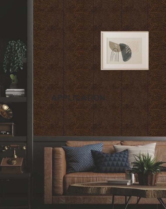 Brown Charcoal Louver Panel Designer 8x2 Ft - Rc 812
