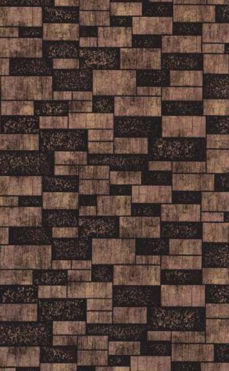 Brown Charcoal Louver Panel Designer 8x2 Ft - Rc 846