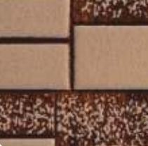 Brown Charcoal Louver Panel Designer 8x2 Ft - Rc 848