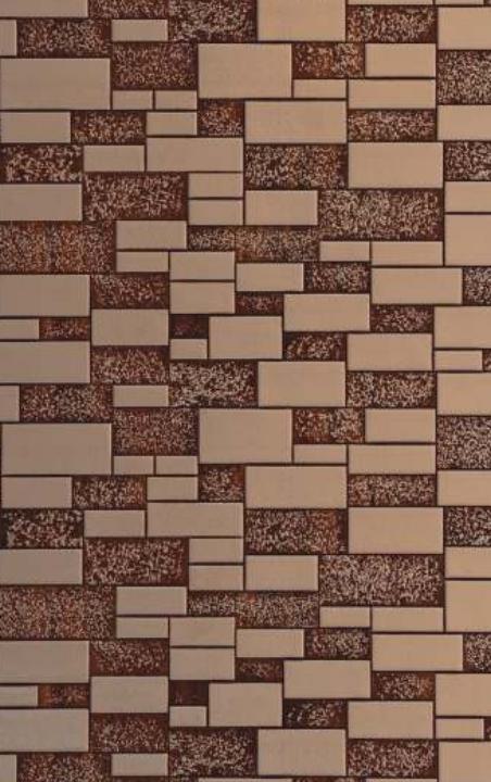 Brown Charcoal Louver Panel Designer 8x2 Ft - Rc 848