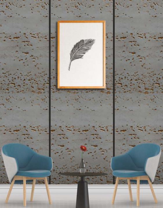 Raw Cut Beige Charcoal Louver Panel 8x2 ft marble & stone Beige RC 901