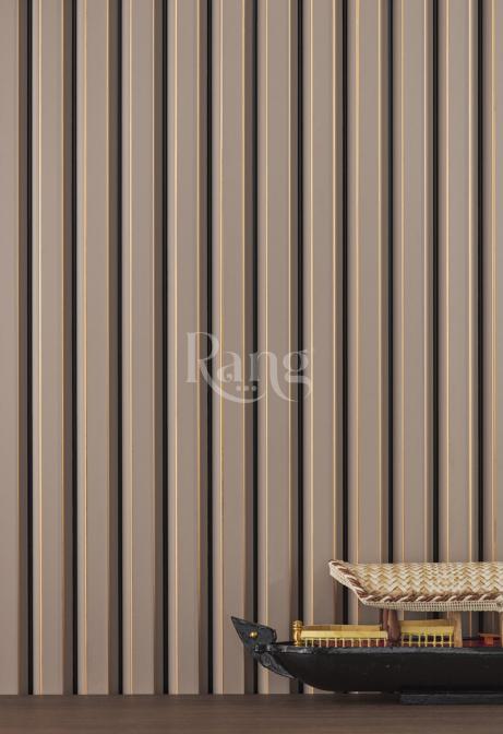 Groove Pastel Series Charcoal Louvers Plain Colors Brown 9x0.39 Ft - Rg 5224