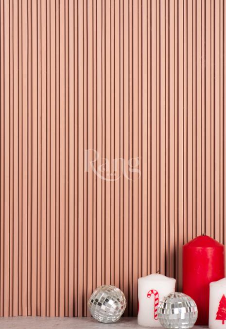 Groove Pastel Series Charcoal Louvers Plain Colors Brown 9x0.41 Ft - Rg 5234