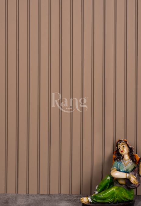 Groove Pastel Series Charcoal Louvers Plain Colors Brown 9x0.38 Ft - Rg 5237