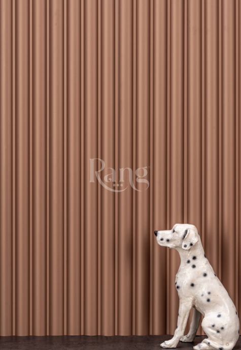 Groove Pastel Series Charcoal Louvers Plain Colors Brown 9x0.4 Ft - Rg 5245