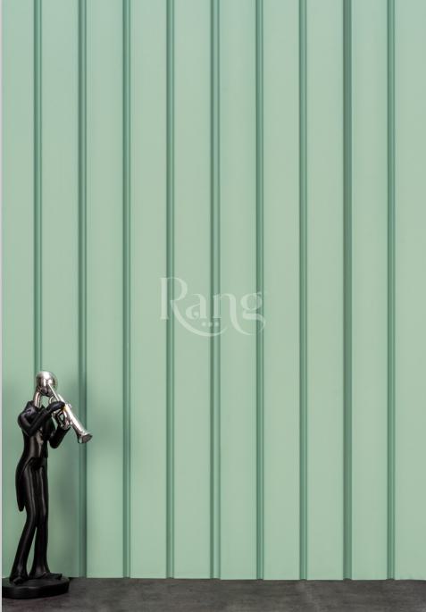 Charcoal Louvers Plain Colors Green 9x0.4 Ft - Rg 5253