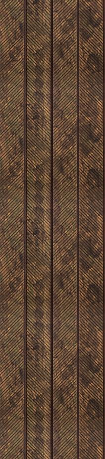 Onit Series Charcoal Louvers Designer Brown 9x1.03 Ft - Ro 9002