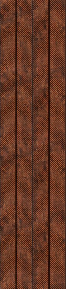 Onit Series Charcoal Louvers Designer Brown 9x1.03 Ft - Ro 9003