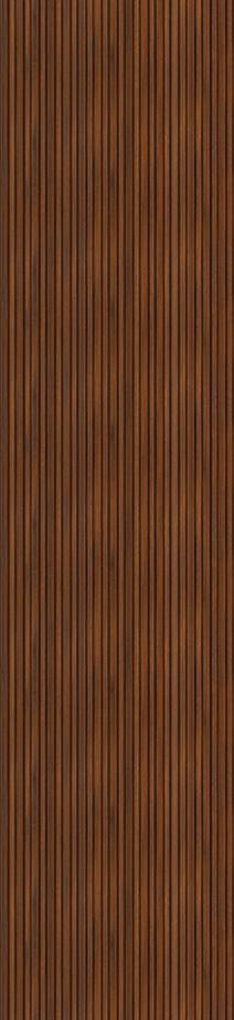 Onit Series Charcoal Louvers Wood Brown 9x1.01 Ft - Ro 9007