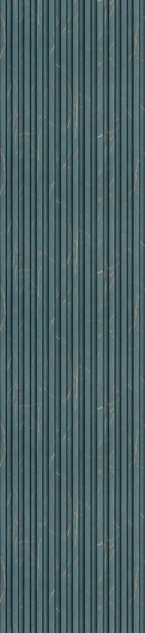 Onit Series Charcoal Louvers Designer Blue 9x0.8 Ft - Ro 9013