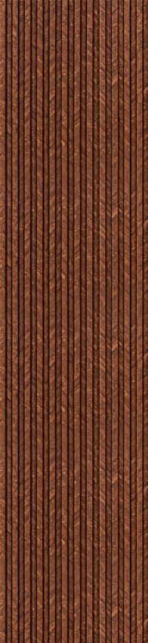 Onit Series Charcoal Louvers Designer Brown 9x0.8 Ft - Ro 9016