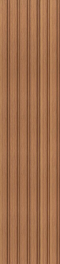 Charcoal Louvers Wood Brown 9x0.8 Ft - Ro 9023