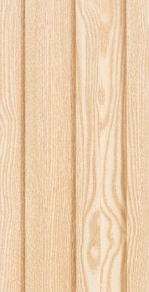 Pvc Louvers Panel Wood Brown 9.5x0.66 Ft - Rwe21