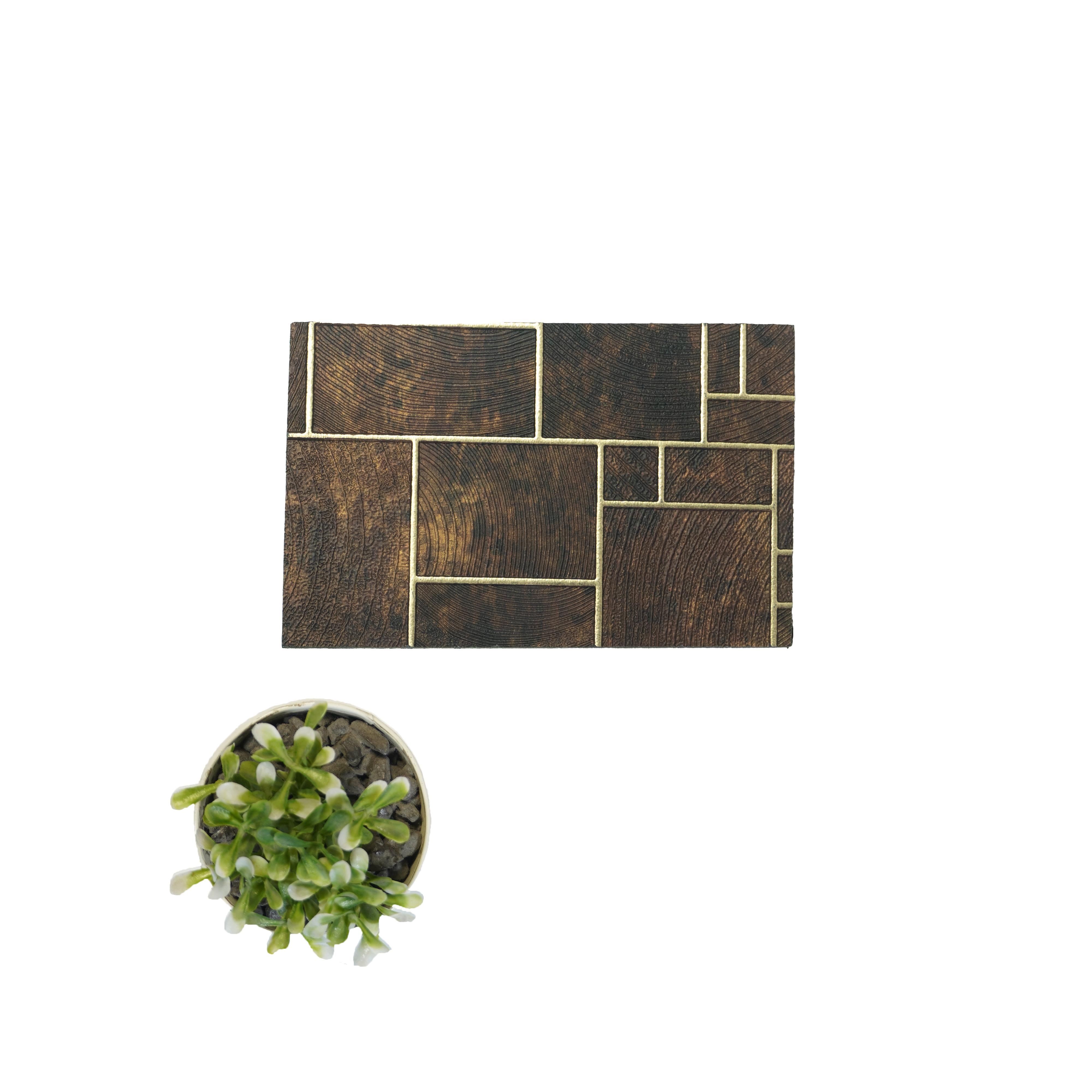 Charco Charm Series Charcoal Decorative Wall Panel Designer Brown 8x2 Ft - Ab 88