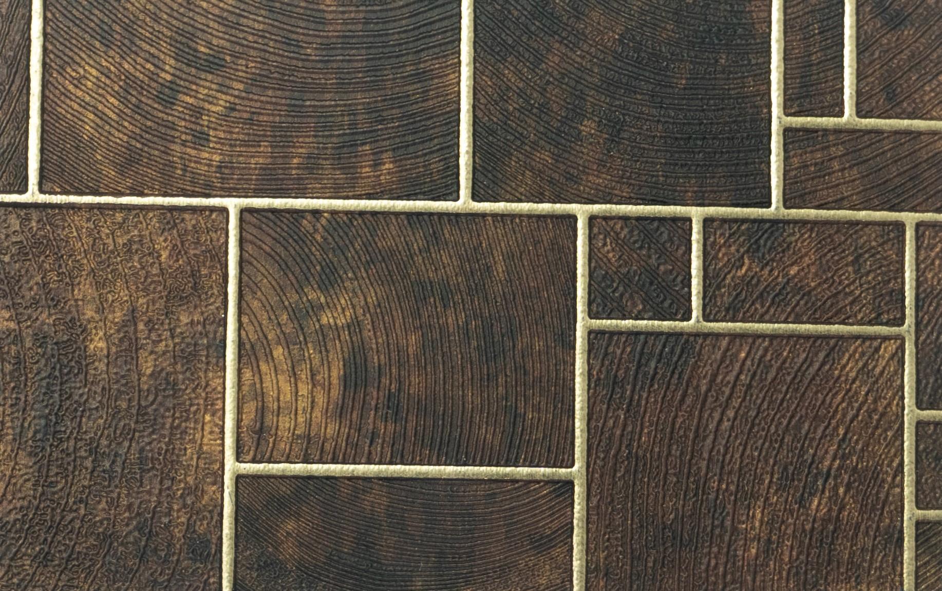 Charco Charm Series Charcoal Decorative Wall Panel Designer Brown 8x2 Ft - Ab 88