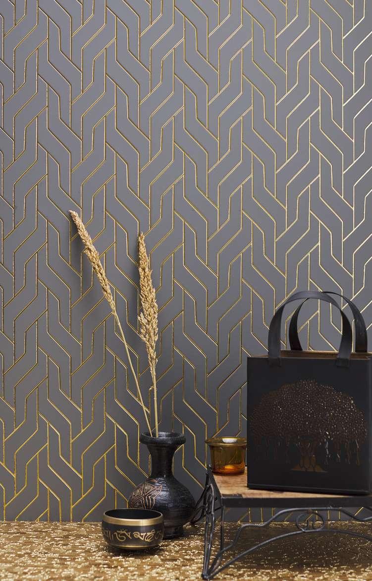 Charco Charm Series Charcoal Decorative Wall Panel Wood Grey 8x2 Ft - Al 26