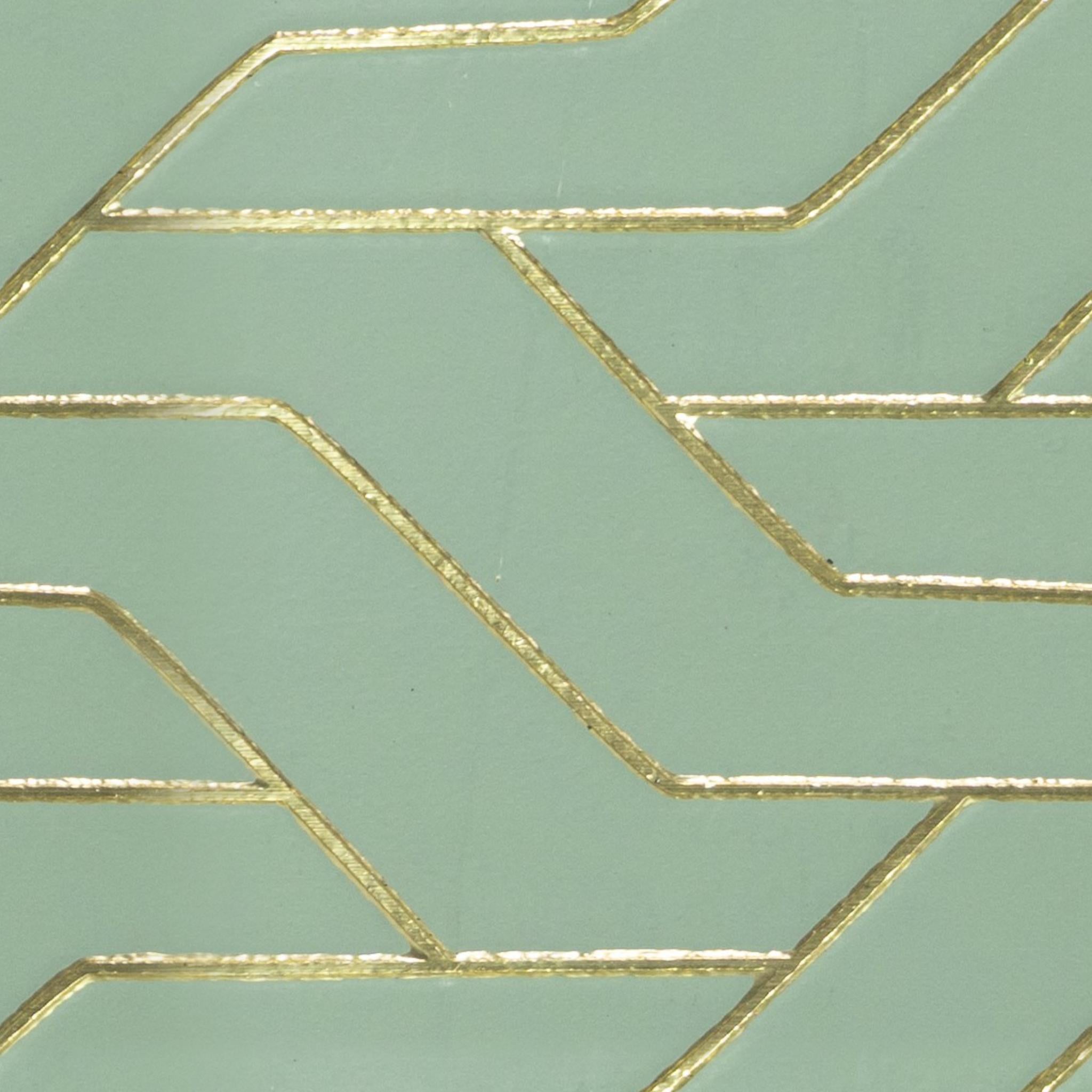 Charco Charm Series Charcoal Decorative Wall Panel Wood Green 8x2 Ft - Al 27