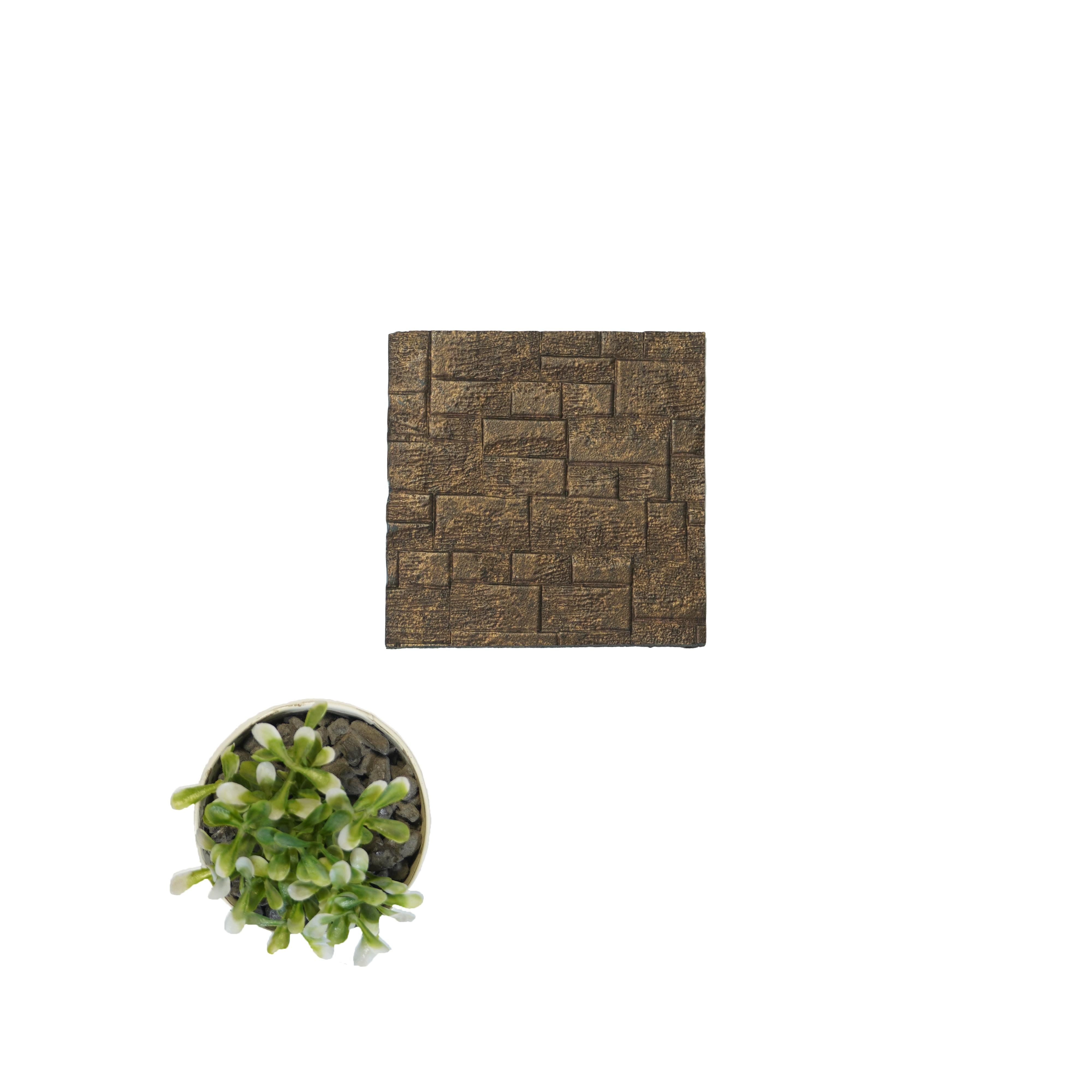 Charco Charm Series Charcoal Decorative Wall Panel Designer Brown 8x2 Ft - Ct 11