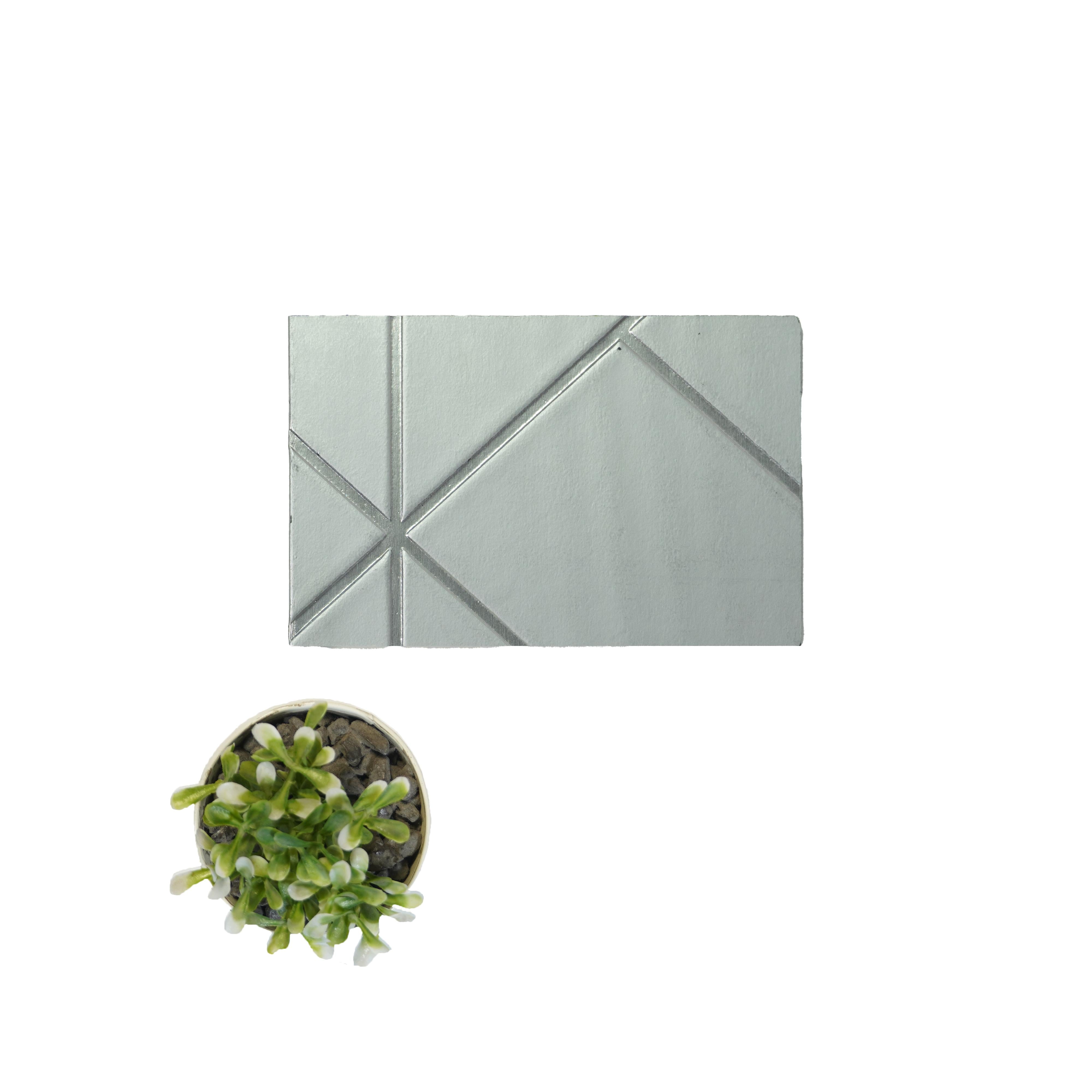 Charco Charm Series Charcoal Decorative Wall Panel Designer White 8x2 Ft - Ea 36