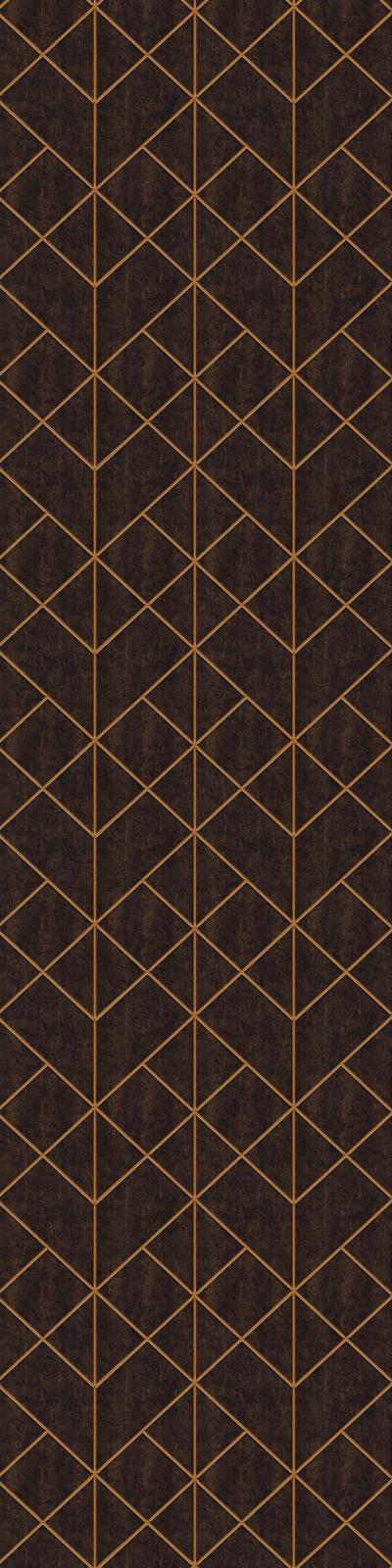 Charco Charm Series Charcoal Decorative Wall Panel Wood Brown 8x2 Ft - Ea 37