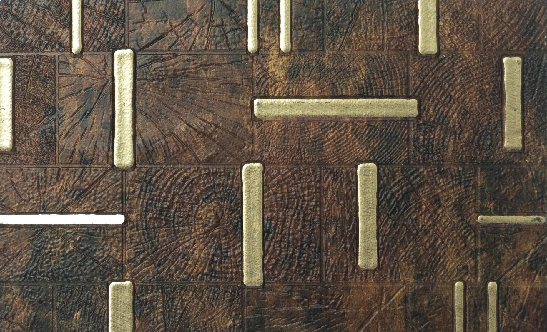 Charco Charm Series Charcoal Decorative Wall Panel Wood Wenge 8x2 Ft - Fm 77