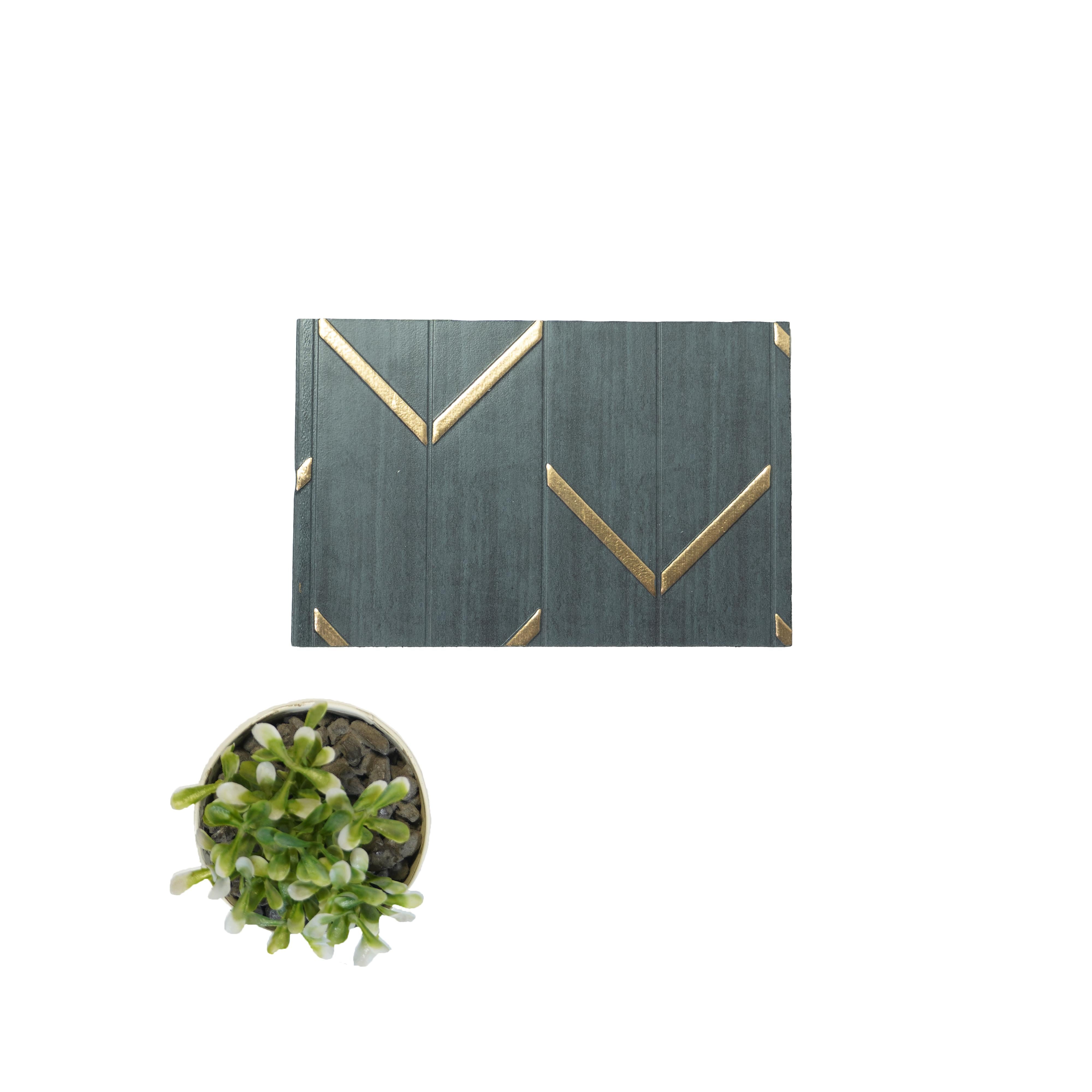 Charco Charm Series Charcoal Decorative Wall Panel Designer Black 8x2 Ft - Fo 93