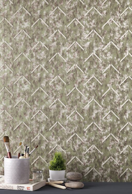 Charco Charm Series Charcoal Decorative Wall Panel Designer Green 8x2 Ft - Fo 94