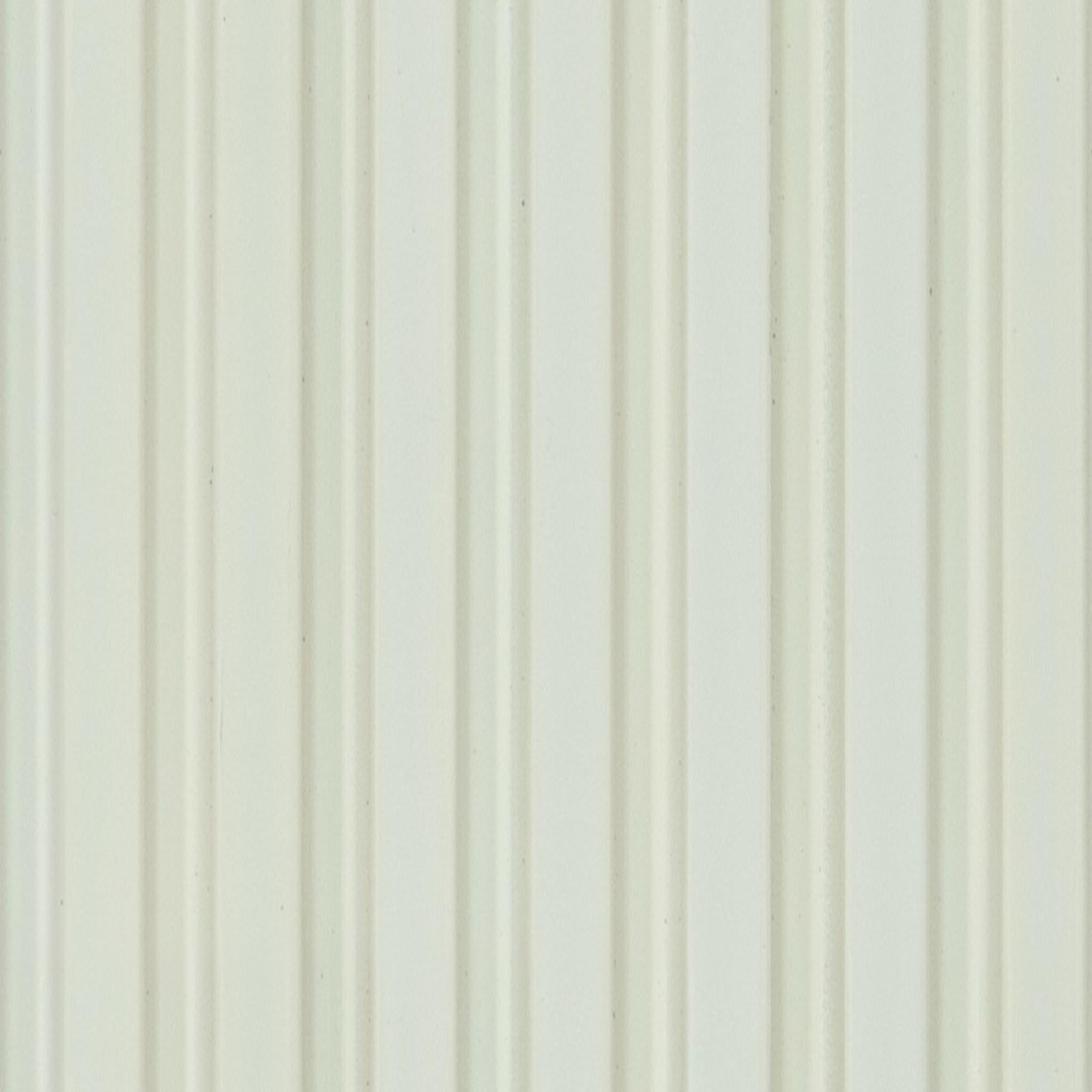 Groove Seamless Planks Series Charcoal Louvers Plain Colors White 9x0.41 Ft - 5023