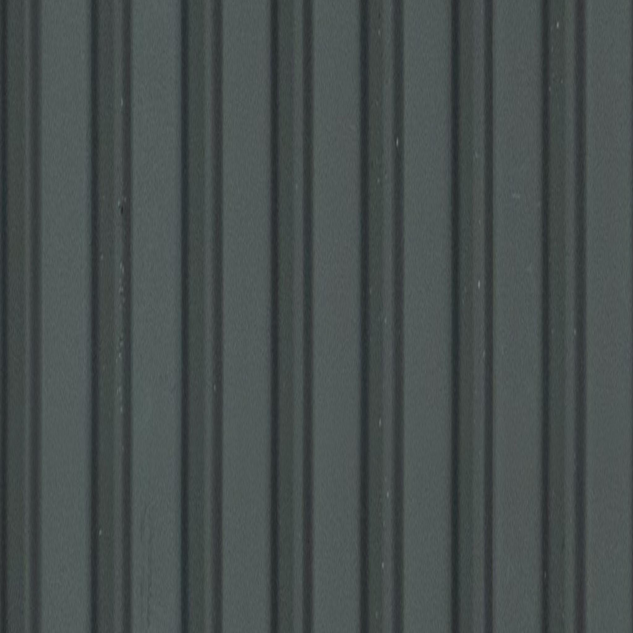 Groove Seamless Planks Series Charcoal Louvers Plain Colors Black 9x0.41 Ft - Rg 5087