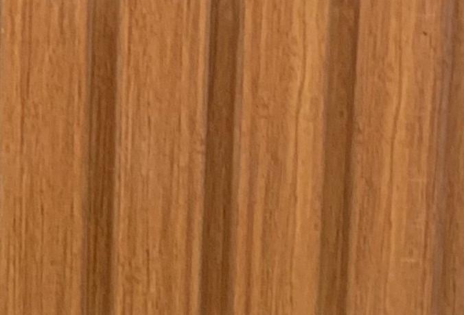 Groove Seamless Planks Series Charcoal Louvers Wood Brown 9x0.41 Ft - Rg 5229