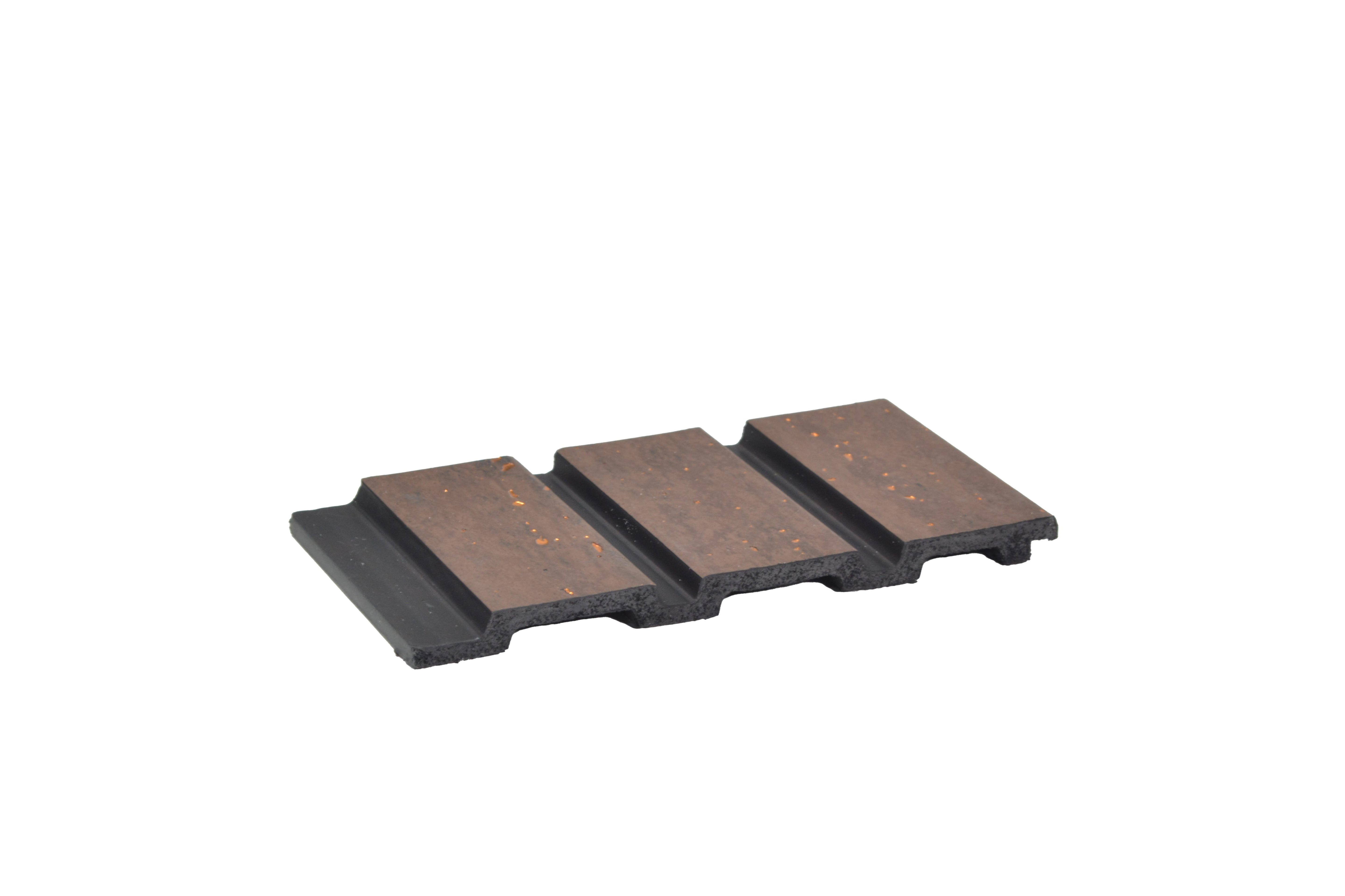 Groove Seamless Planks Series Charcoal Louvers Designer Wenge 9x0.54 Ft - Rg 7001