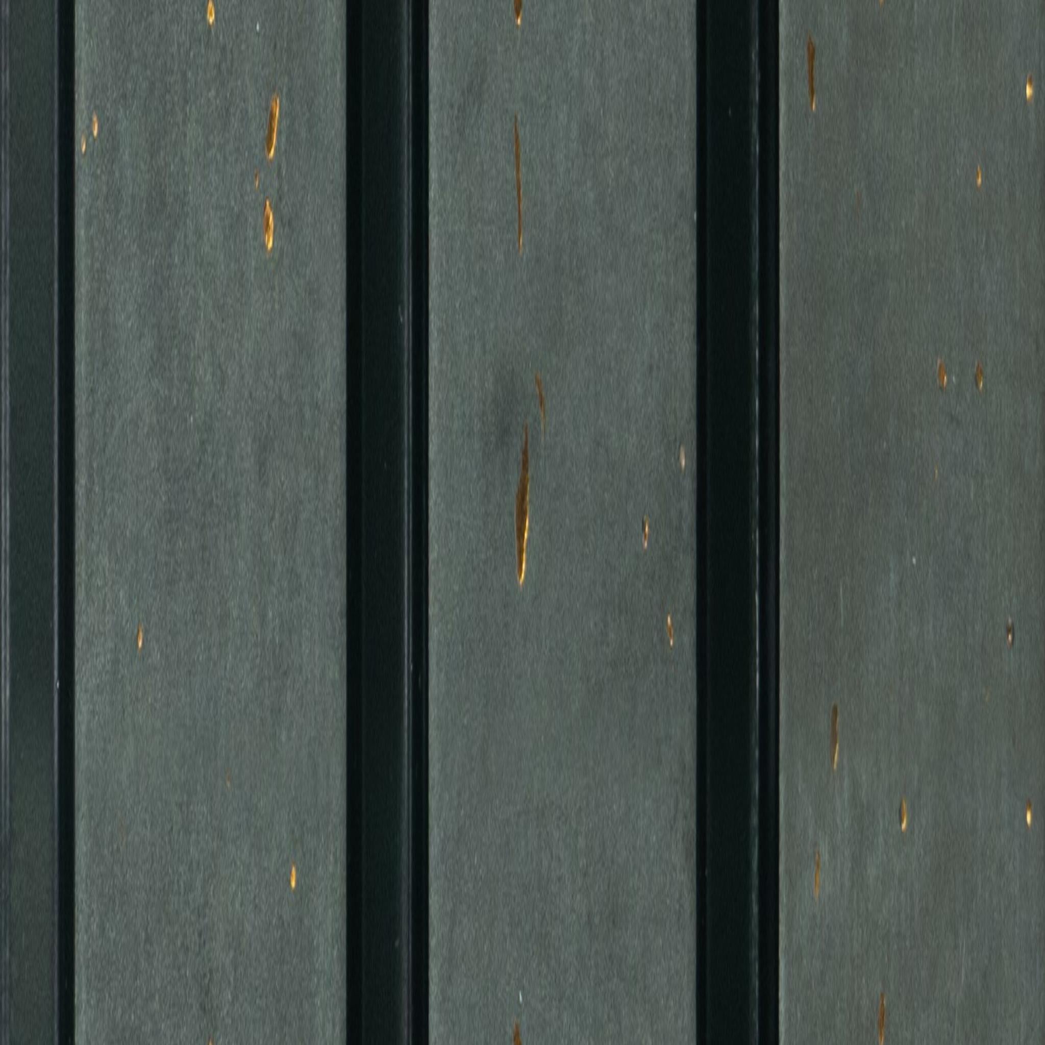 Groove Seamless Planks Series Charcoal Louvers Designer Black 9x0.54 Ft - 7002