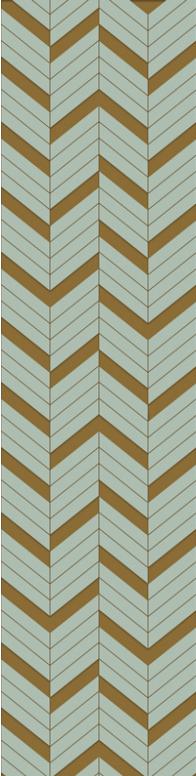 Chevron Nazrana Series Engraved Acrylic Decorative Wall Panel Designer Multi Colour 8x2 Ft - Rn 303