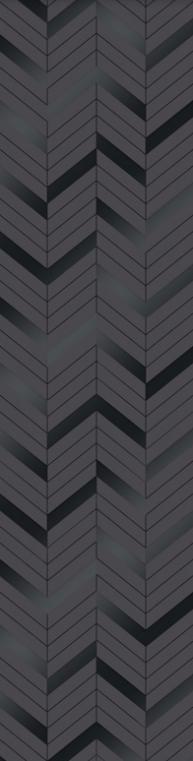 Slate Shine Nazrana Series Engraved Acrylic Decorative Wall Panel Designer Black 8x2 Ft - Rn 304