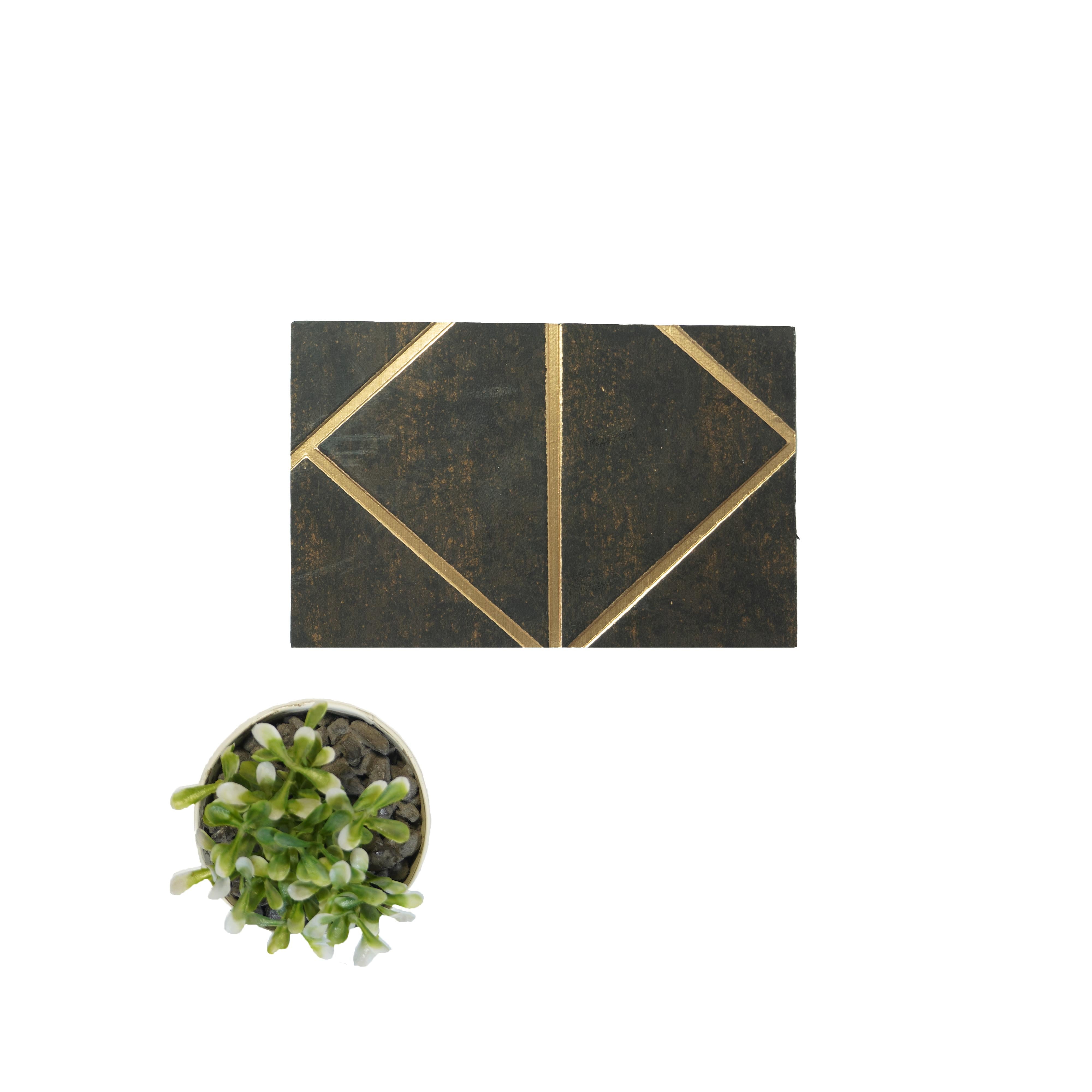 Charco Charm Series Charcoal Decorative Wall Panel Wood Blue 8x2 Ft - Sf 37