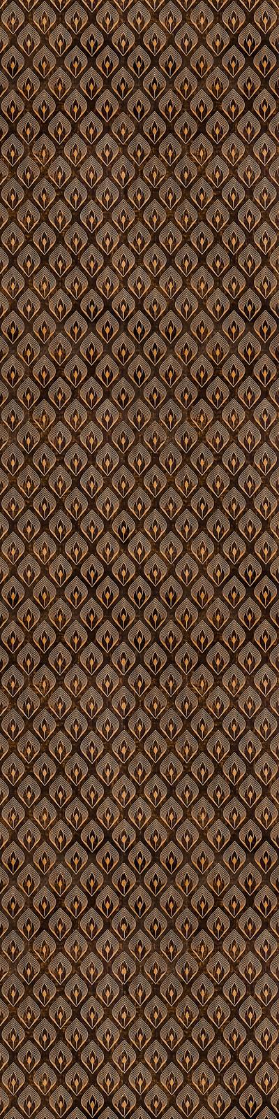 Charco Charm Series Charcoal Decorative Wall Panel Wood Wenge 8x2 Ft - Sg 68