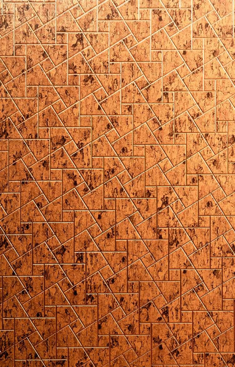 Charco Charm Series Charcoal Decorative Wall Panel Wood Gold 8x2 Ft - St 16