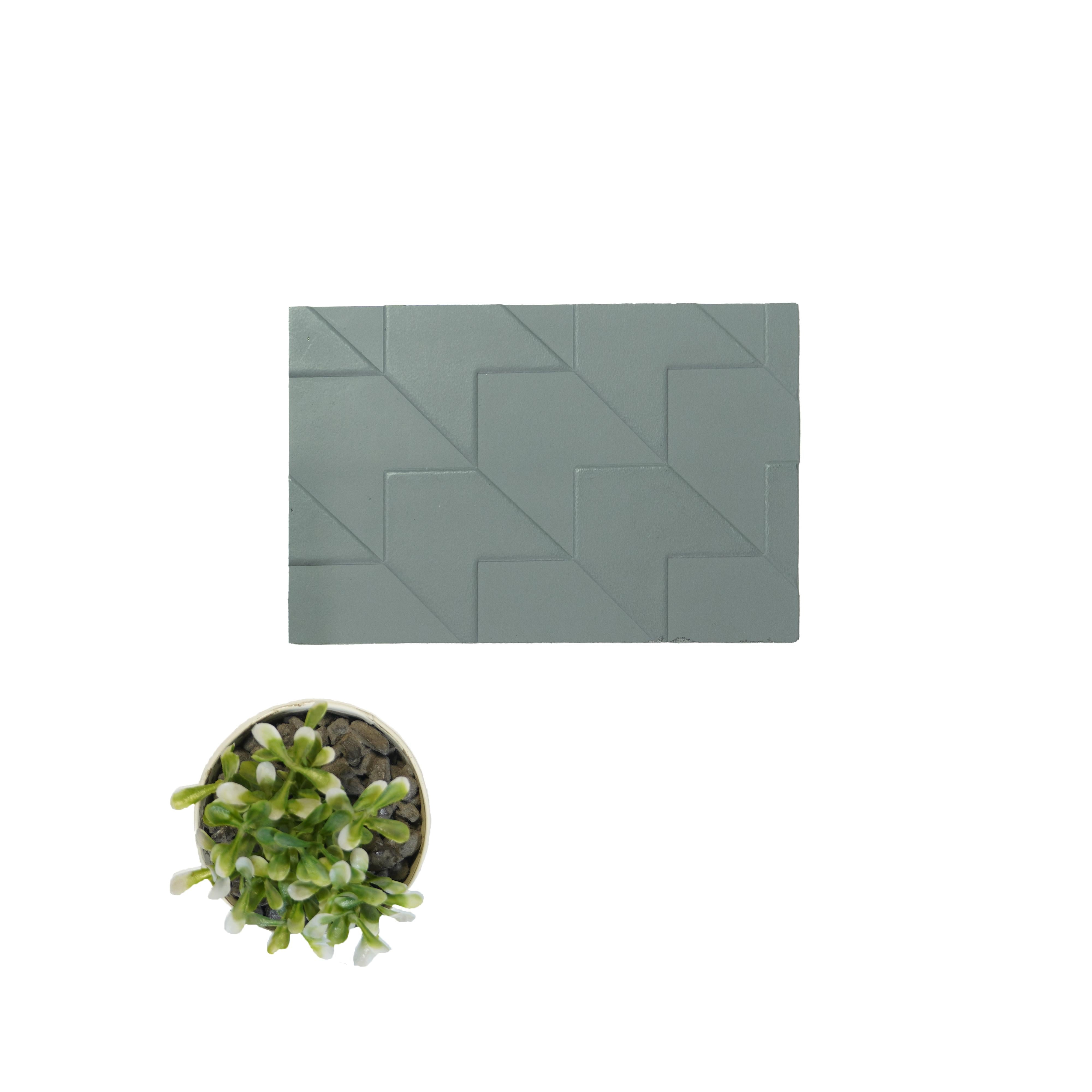 Charco Charm Series Charcoal Decorative Wall Panel Designer Grey 8x2 Ft - Tx 44