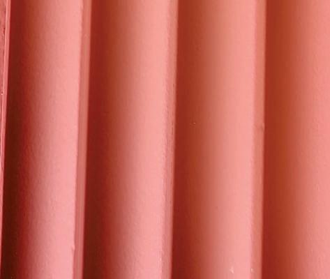 Pastel Clads Series Louvers Plain Colors Red 8x0.41 Ft - 120 Salmon