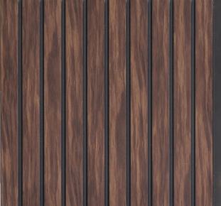Interlock Wpc Louvers Wood Reddish Brown 8x1 Ft - Pn 02727 C
