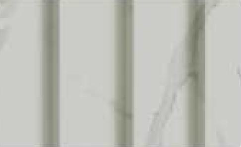 Royal Statuario Wave Design Interior & Exterior Wall Ceiling Panel Marble Stone Louvers White 10x0.88 Ft -